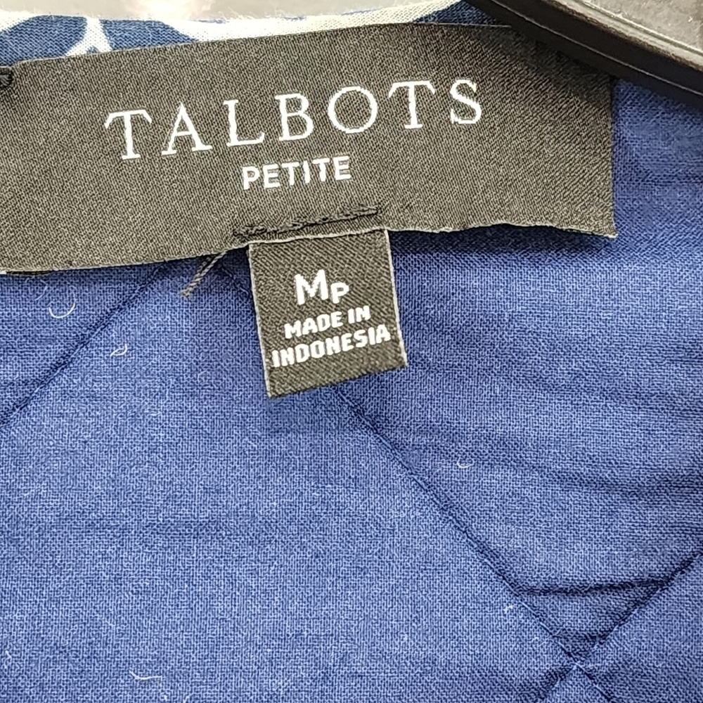 Talbots Women's Jacobean Quilted Jacket  - MP - Picture 5 of 8